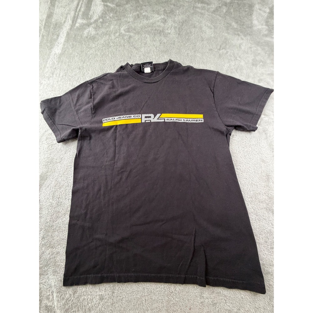 Polo Jeans Co Ralph Lauren T-Shirt Mens Small Black Graphic RL Logo Tee